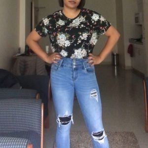 Zara Floral T-Shirt ‘M’